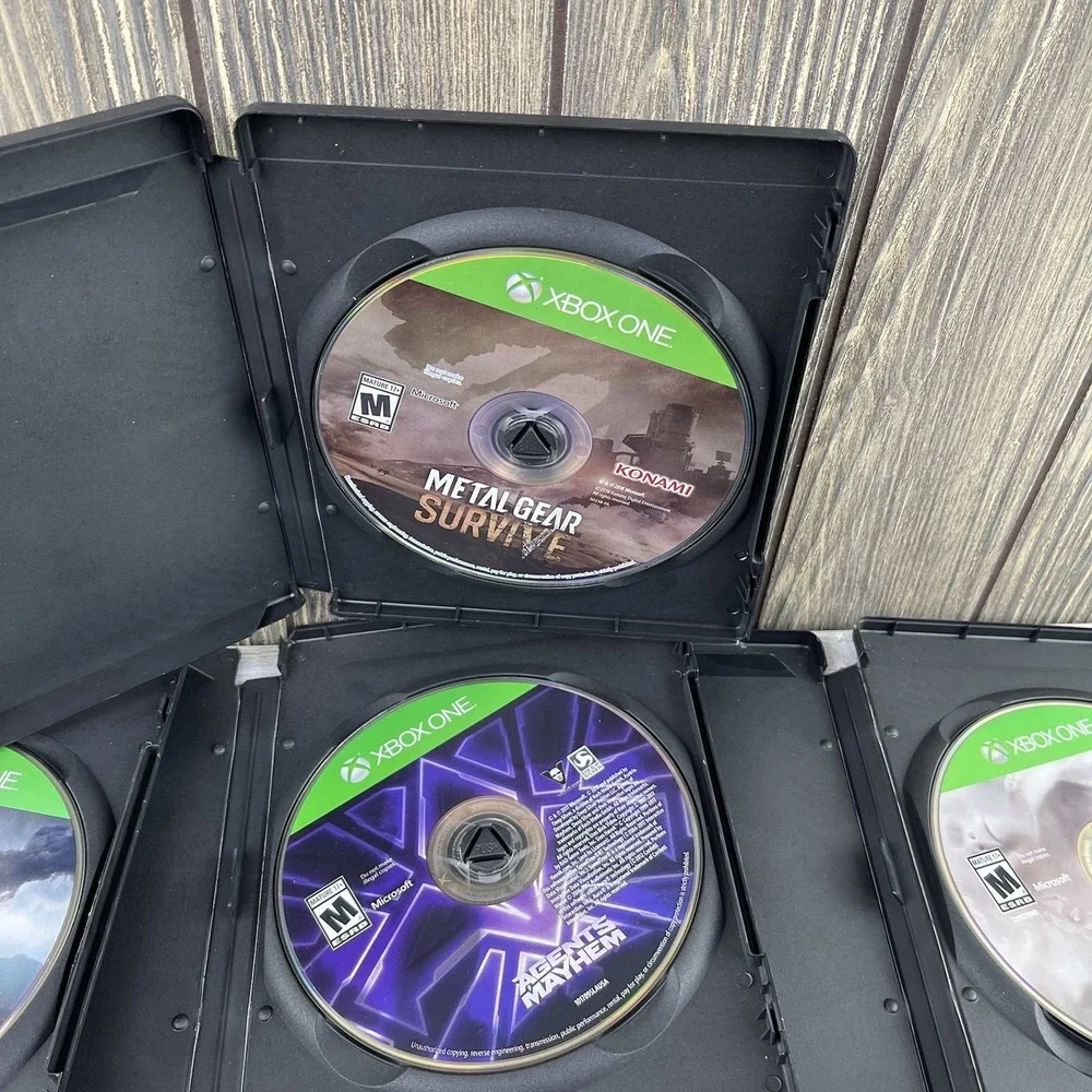 Lot of 7 Microsoft Xbox One Games - Evil Within 2,Mass Effect Andromeda,and More